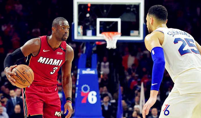  希罗替补30分，热火胜76人  